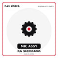 Genuine Mobis MIC ASSY 962808A000 for Korean vehicles | D&U Korea