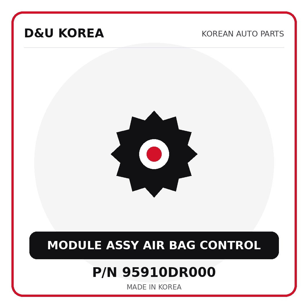 Genuine Mobis MODULE ASSY AIR BAG CONTROL 95910DR000 for Korean vehicles | D&U Korea