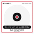 Genuine Mobis MODULE ASSY AIR BAG CONTROL 95910F6300 - Korean auto parts from D&U Korea