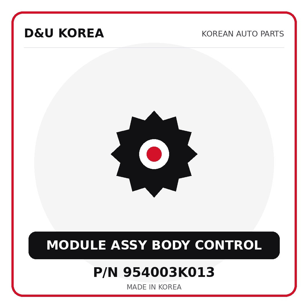 Genuine Mobis MODULE ASSY BODY CONTROL 954003K013 - Korean auto parts from D&U Korea
