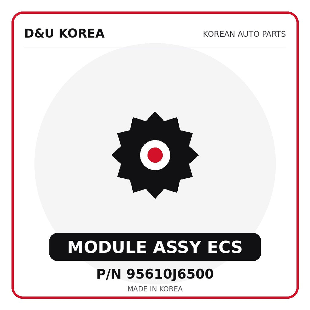 Genuine Mobis MODULE ASSY ECS 95610J6500 - Korean auto parts from D&U Korea