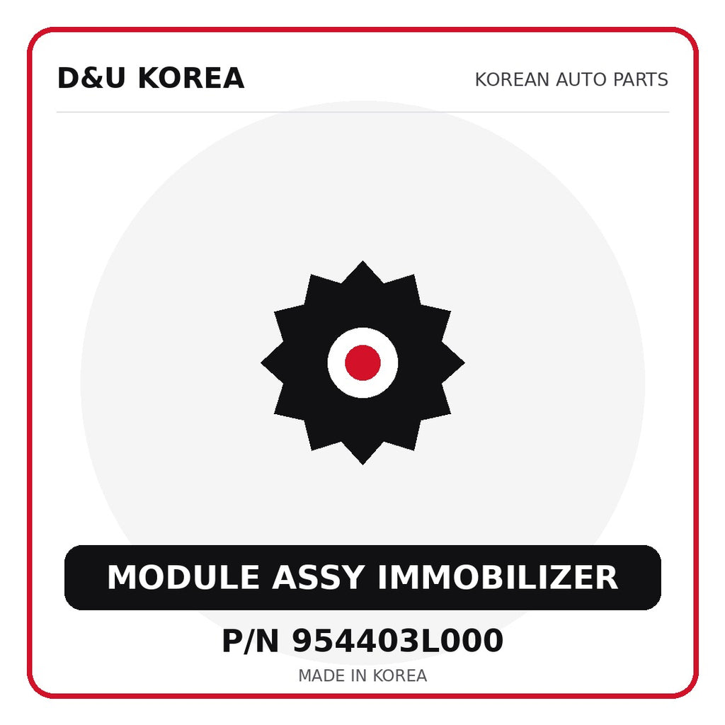 Genuine Mobis MODULE ASSY IMMOBILIZER 954403L000 for Korean vehicles | D&U Korea