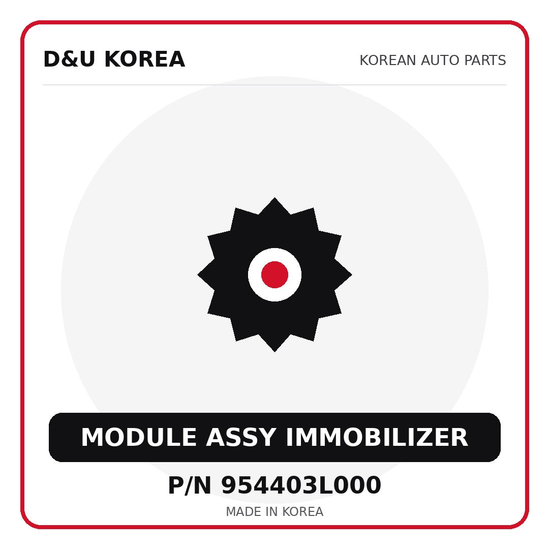 Genuine Mobis MODULE ASSY IMMOBILIZER 954403L000 for Korean vehicles | D&U Korea