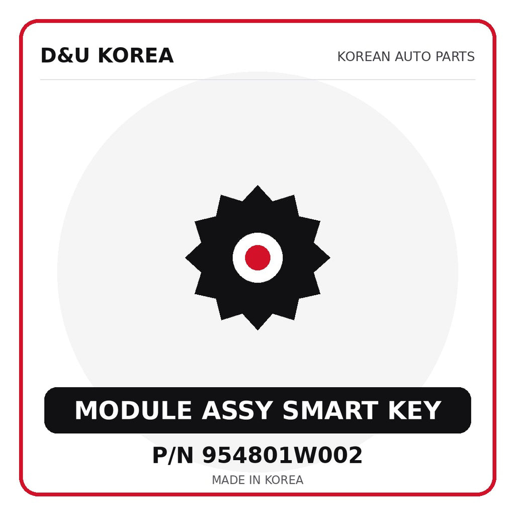 Genuine Mobis MODULE ASSY SMART KEY 954801W002 for Korean vehicles | D&U Korea