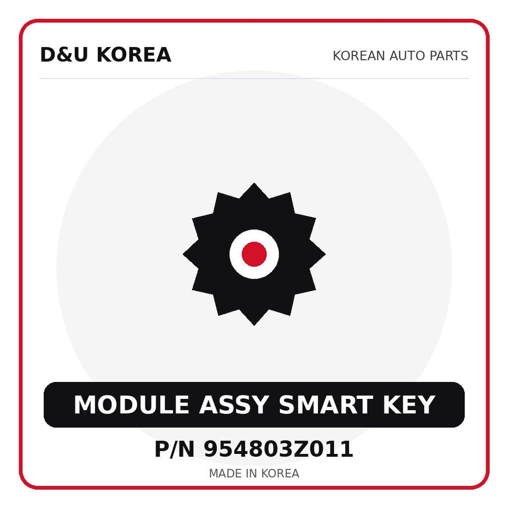 Genuine Mobis MODULE ASSY SMART KEY 954803Z011 - Korean auto parts from D&U Korea