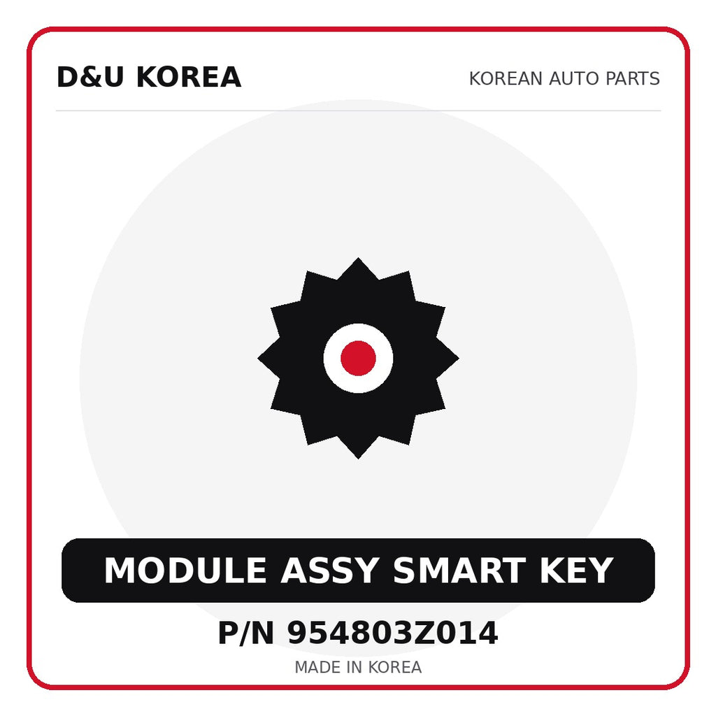 Genuine Mobis MODULE ASSY SMART KEY 954803Z014 - Korean auto parts from D&U Korea