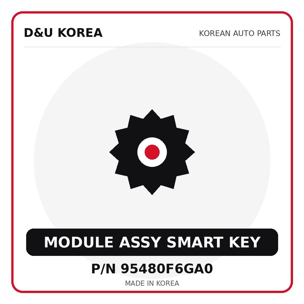 Genuine Mobis MODULE ASSY SMART KEY 95480F6GA0 - Korean auto parts from D&U Korea