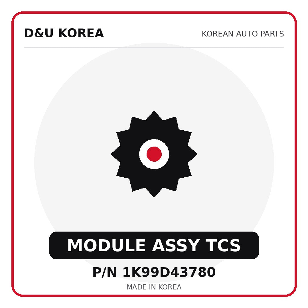 Genuine Mobis MODULE ASSY TCS 1K99D43780 - Korean auto parts from D&U Korea