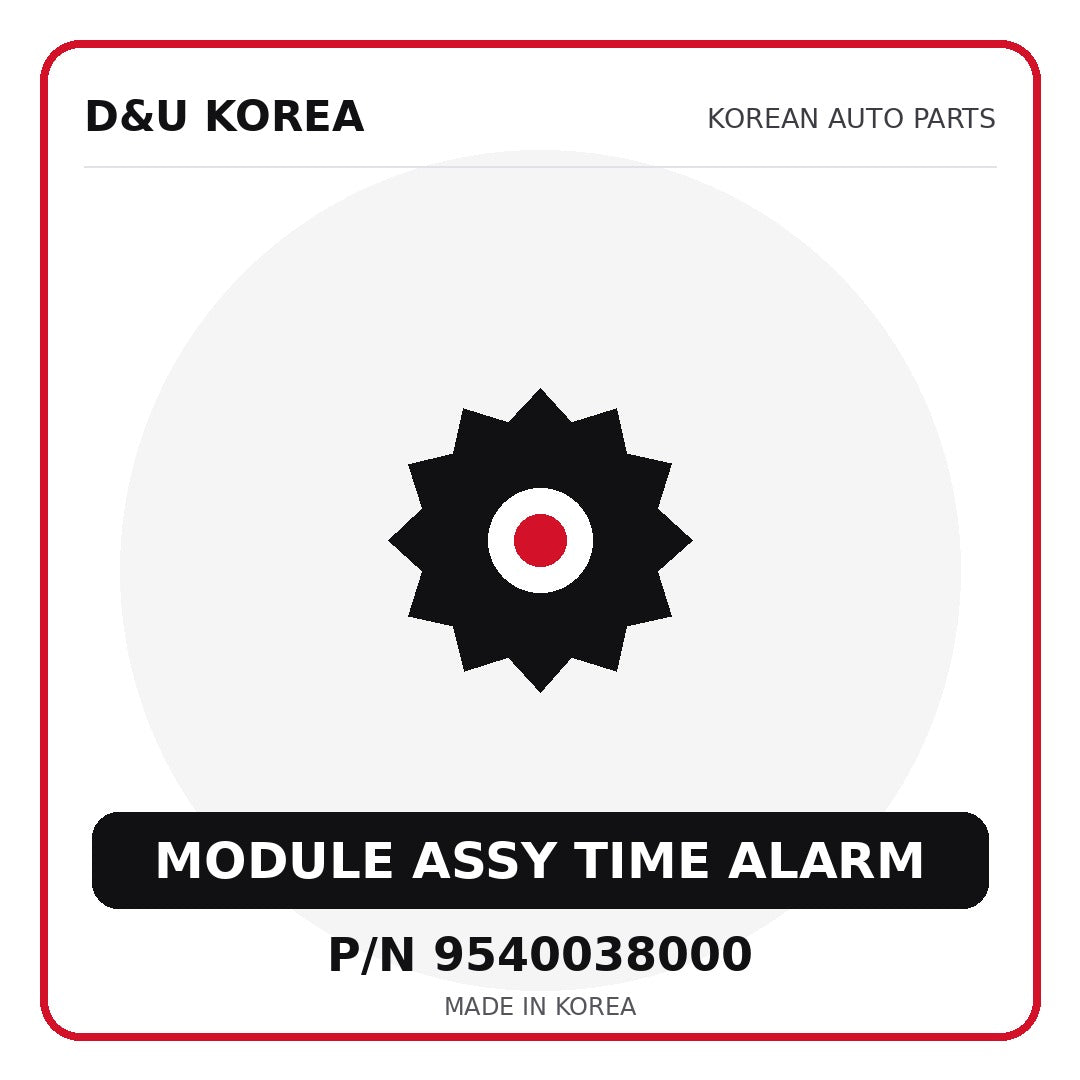 Genuine Mobis MODULE ASSY TIME ALARM 9540038000 for Korean vehicles | D&U Korea