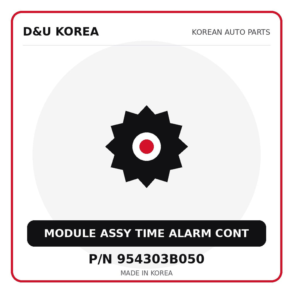 Genuine Mobis MODULE ASSY TIME ALARM CONT 954303B050 - Korean auto parts from D&U Korea