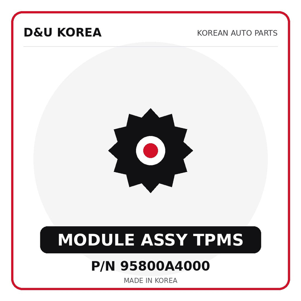 Genuine Mobis MODULE ASSY TPMS 95800A4000 - Korean auto parts from D&U Korea