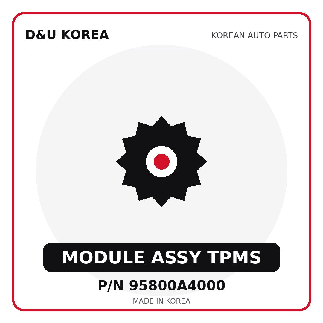 Genuine Mobis MODULE ASSY TPMS 95800A4000 - Korean auto parts from D&U Korea