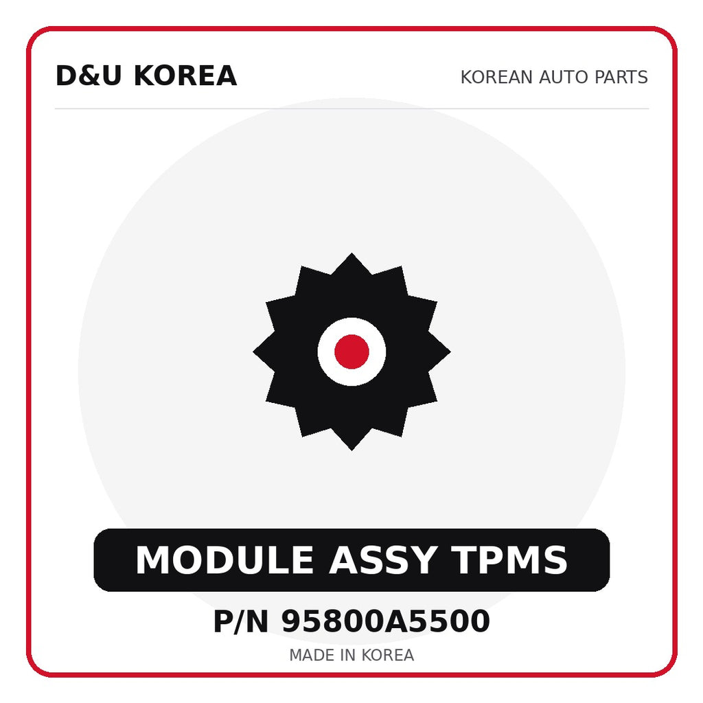 Genuine Mobis MODULE ASSY TPMS 95800A5500 - Korean auto parts from D&U Korea