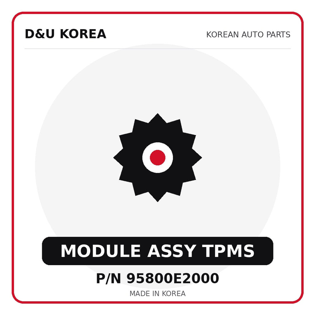 Genuine Mobis MODULE ASSY TPMS 95800E2000 for Korean vehicles | D&U Korea