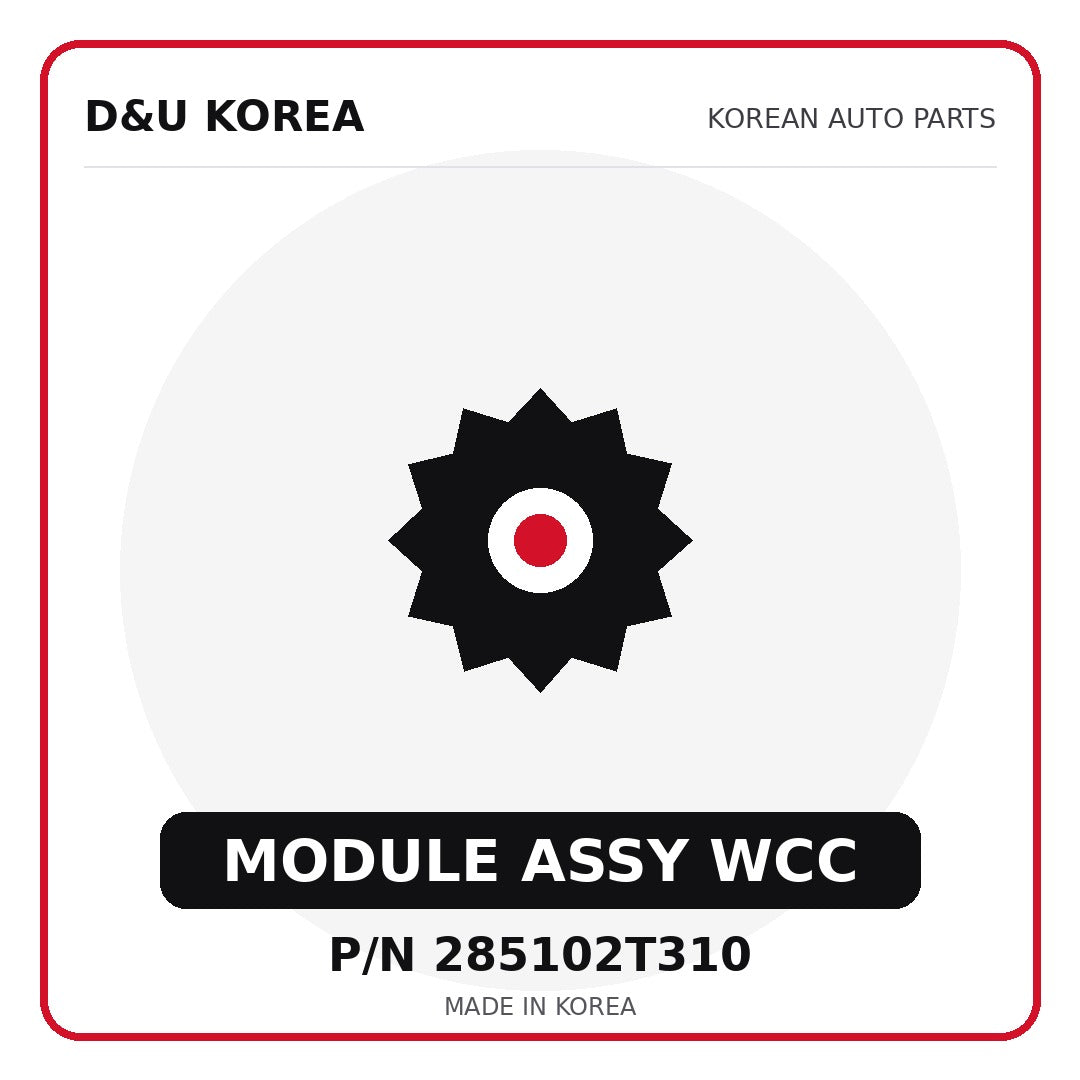 Genuine Mobis MODULE ASSY WCC 285102T310 - Korean auto parts from D&U Korea