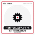 Genuine Mobis MONITOR ASSY A V FR 965633L100WK for Korean vehicles | D&U Korea