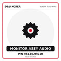 Genuine Mobis MONITOR ASSY AUDIO 961302M010 for Korean vehicles | D&U Korea
