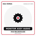 Genuine Mobis MONITOR ASSY AUDIO 961303V100 for Korean vehicles | D&U Korea
