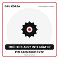 Genuine Mobis MONITOR ASSY INTEGRATED 940M3GI010XTC for Korean vehicles | D&U Korea