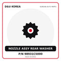Genuine Mobis NOZZLE ASSY REAR WASHER 98931C5000 for Korean vehicles | D&U Korea