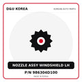 Genuine Mobis NOZZLE ASSY WINDSHIELD LH 986304D100 for Korean vehicles | D&U Korea