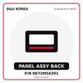 Genuine Mobis PANEL ASSY BACK 0K72M56301 - Korean auto parts from D&U Korea