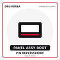 Genuine Mobis PANEL ASSY BOOT 0K2S355220DE - Korean auto parts from D&U Korea