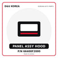 Genuine Mobis PANEL ASSY HOOD 66400F2000 - Korean auto parts from D&U Korea