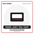 Genuine Mobis PANEL ASSY TAIL GATE 0K34C62020B - Korean auto parts from D&U Korea