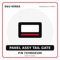 Genuine Mobis PANEL ASSY TAIL GATE 737003Z100 - Korean auto parts from D&U Korea