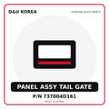 Genuine Mobis PANEL ASSY TAIL GATE 737004D161 - Korean auto parts from D&U Korea