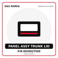 Genuine Mobis PANEL ASSY TRUNK LID 692002T500 for Korean vehicles | D&U Korea
