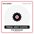 Genuine Mobis PEDAL ASSY CLUTCH HR233200 for Korean vehicles | D&U Korea