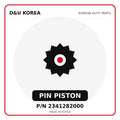Genuine Mobis PIN PISTON 2341282000 - Korean auto parts from D&U Korea