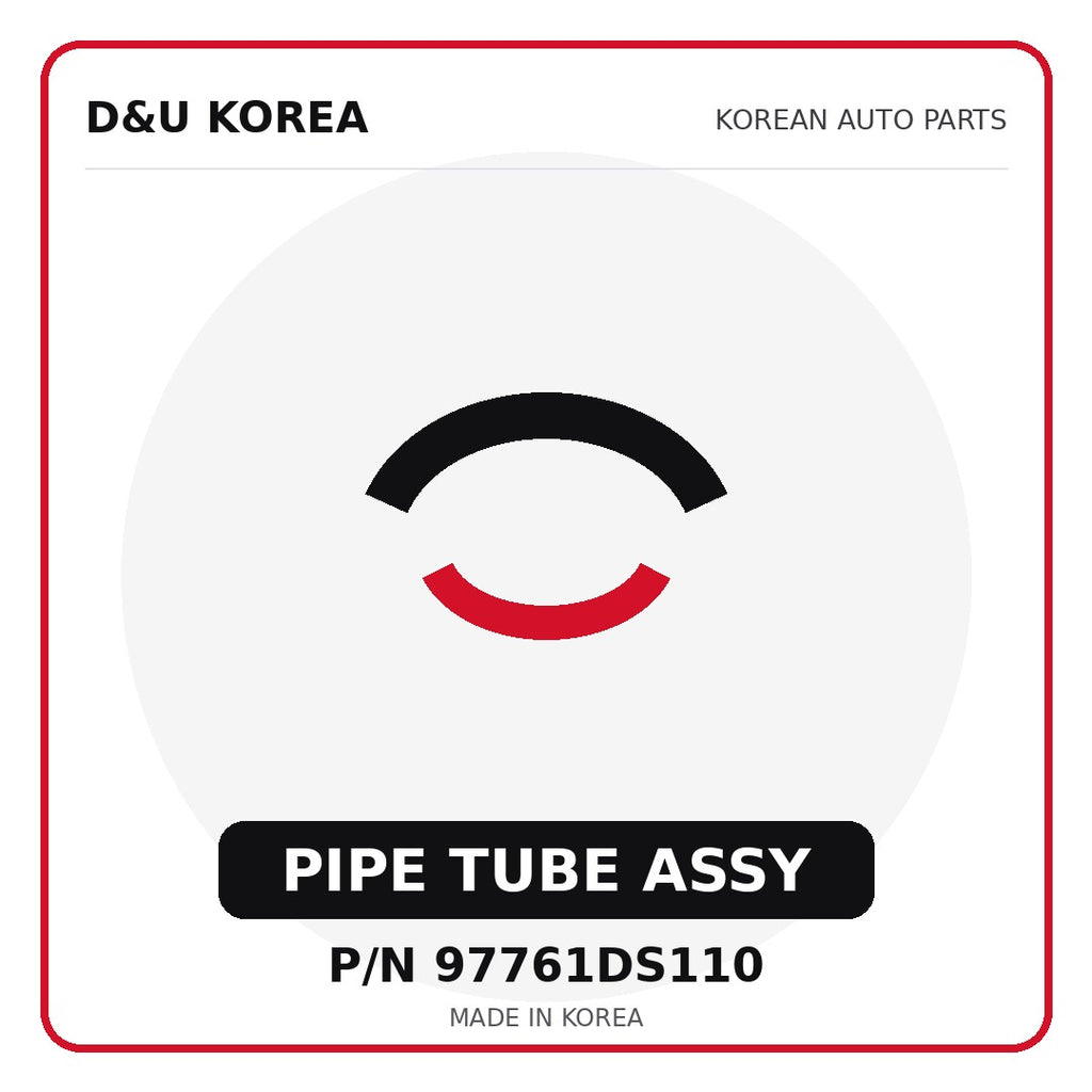 Genuine Mobis PIPE TUBE ASSY 97761DS110 - Korean auto parts from D&U Korea