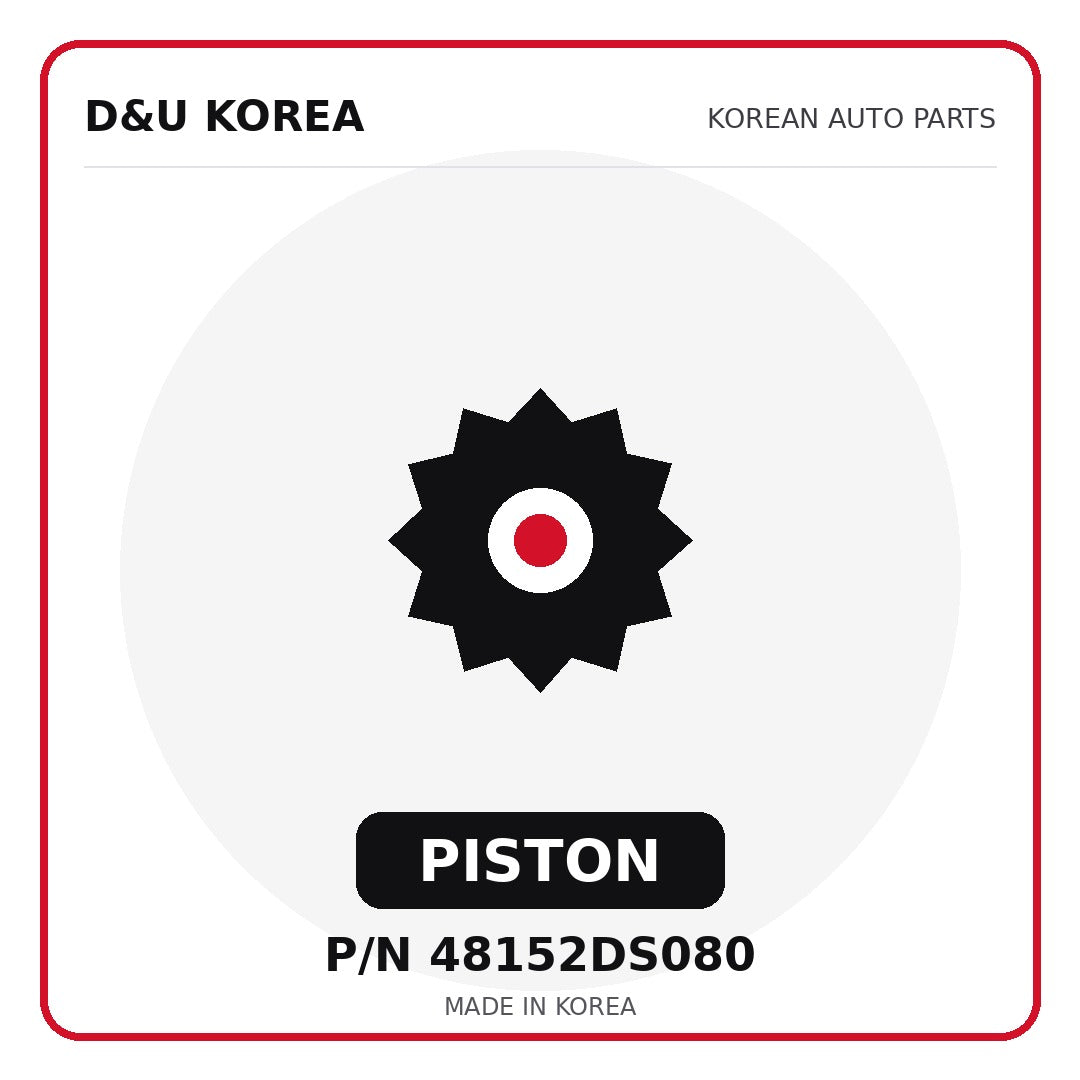 Genuine Mobis PISTON 48152DS080 for Korean vehicles | D&U Korea