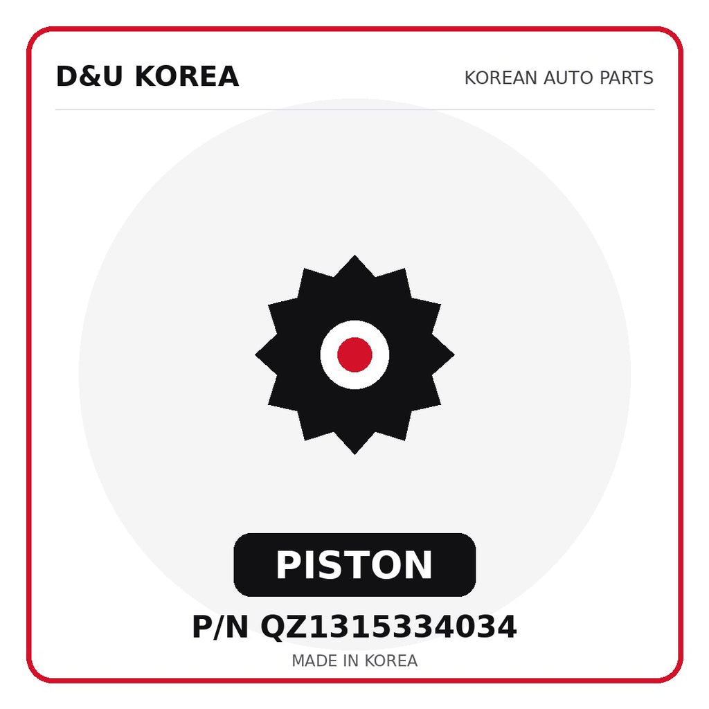 Genuine Mobis PISTON QZ1315334034 for Korean vehicles | D&U Korea