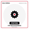 Genuine Mobis PISTON QZ1315334034 for Korean vehicles | D&U Korea