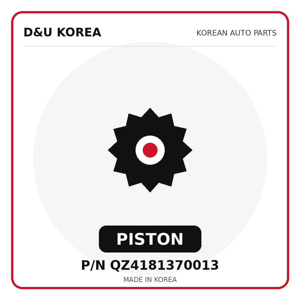 Genuine Mobis PISTON QZ4181370013 for Korean vehicles | D&U Korea