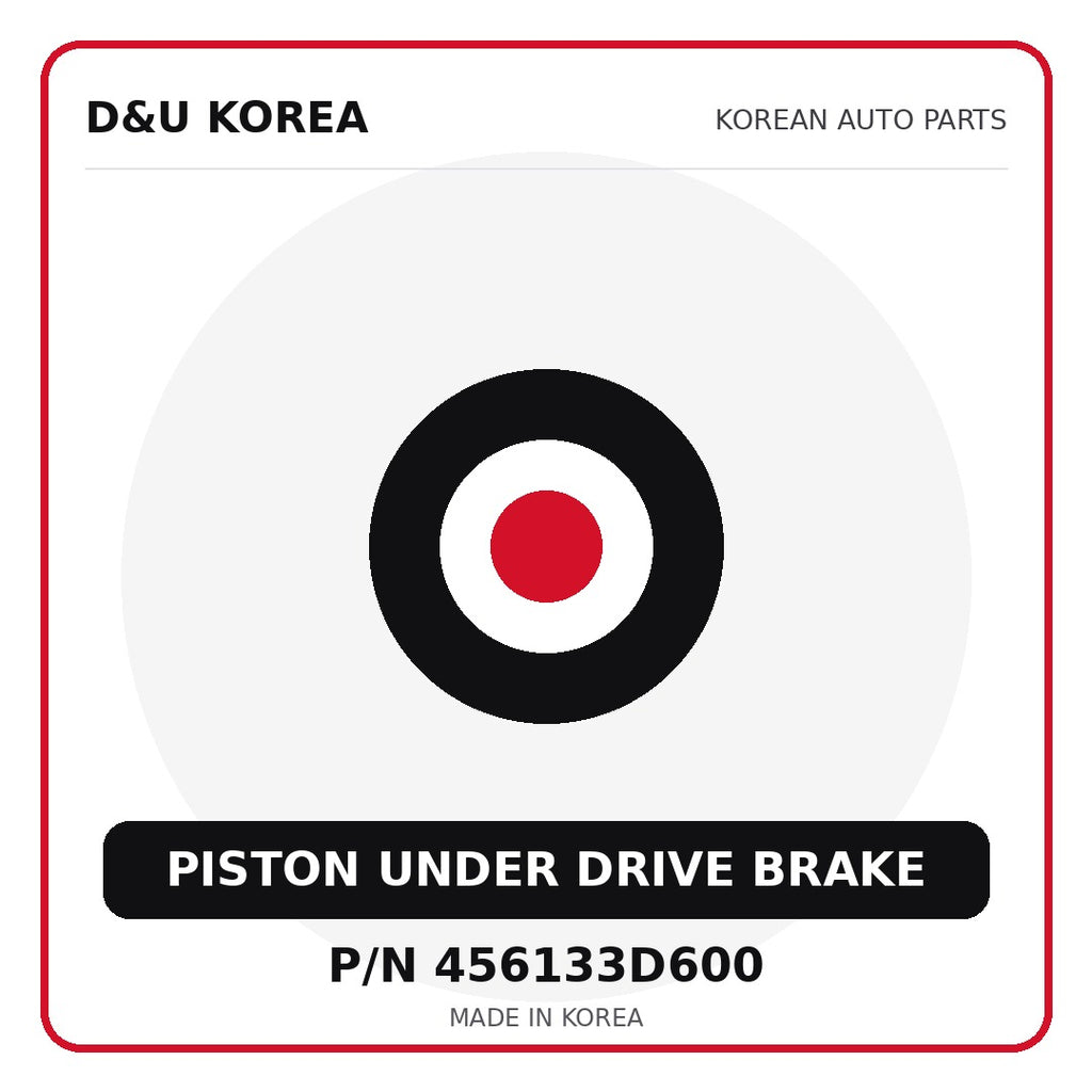 Genuine Mobis PISTON UNDER DRIVE BRAKE 456133D600 - Korean auto parts from D&U Korea