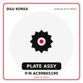 Genuine Mobis PLATE ASSY AC99B65190 - Korean auto parts from D&U Korea