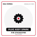 Genuine Mobis PLUG ASSY SPARK 2741023700 for Korean vehicles | D&U Korea