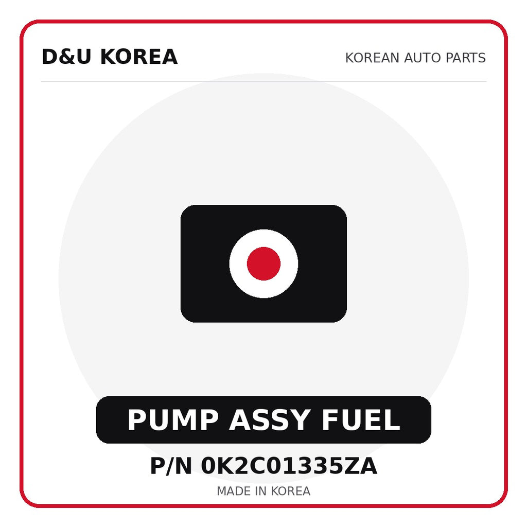 Genuine Mobis PUMP ASSY FUEL 0K2C01335ZA - Korean auto parts from D&U Korea