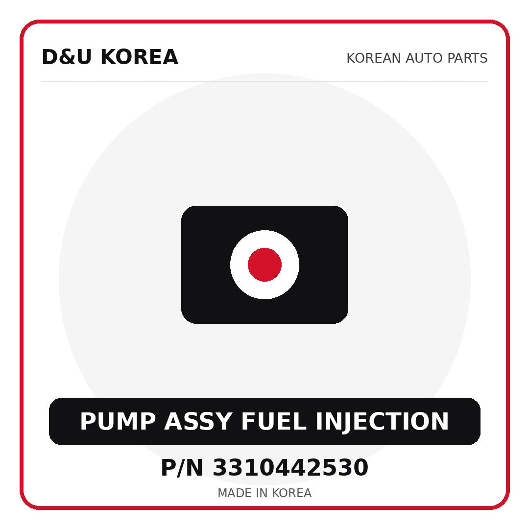 Genuine Mobis PUMP ASSY FUEL INJECTION 3310442530 for Korean vehicles | D&U Korea