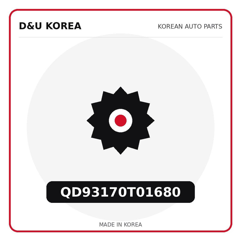 Genuine Mobis QD93170T01680  for Korean vehicles | D&U Korea