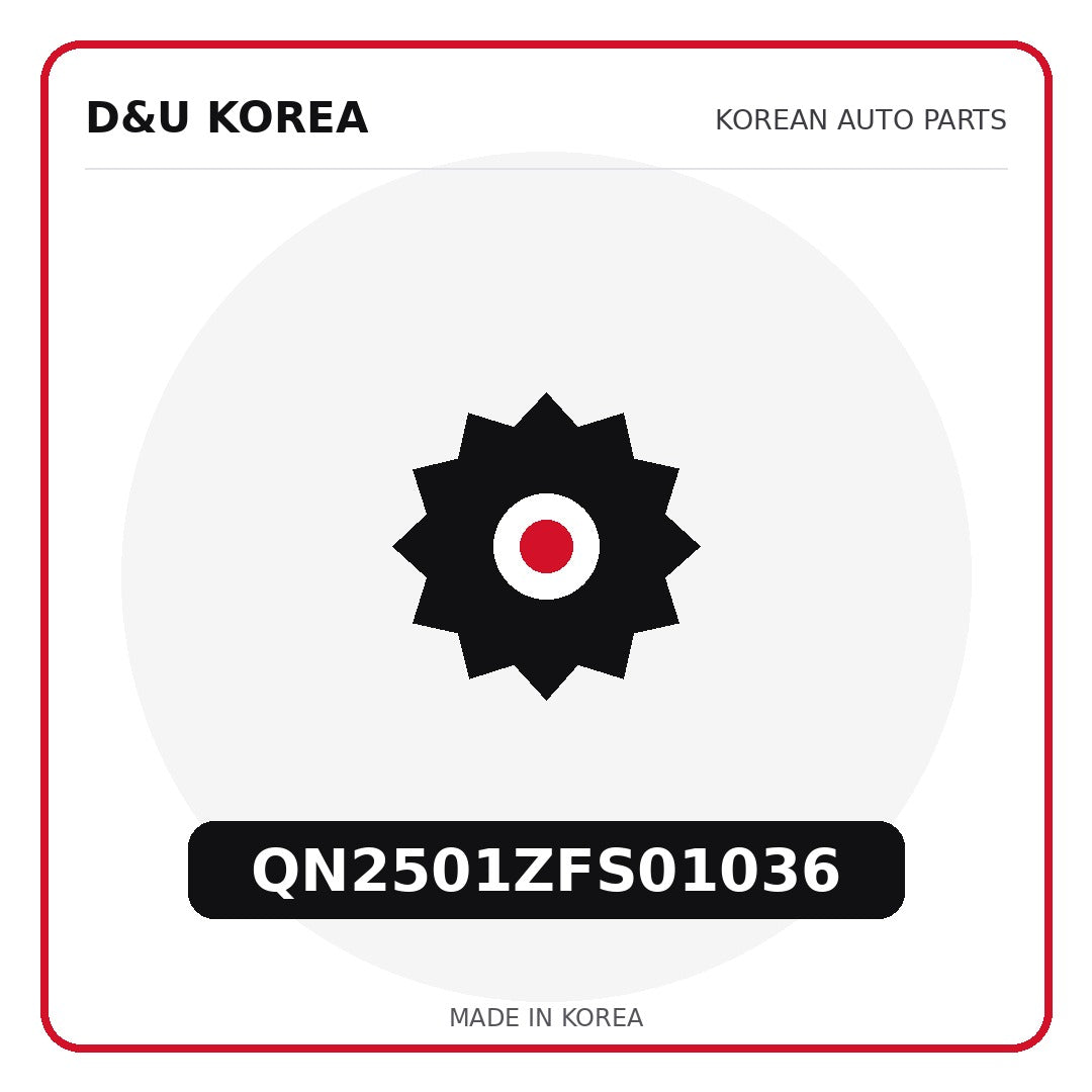 Genuine Mobis QN2501ZFS01036  for Korean vehicles | D&U Korea