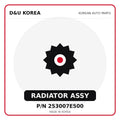 Genuine Mobis RADIATOR ASSY 253007E500 for Korean vehicles | D&U Korea