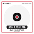 Genuine Mobis RADIO ASSY ETR 9616527100 for Korean vehicles | D&U Korea