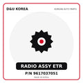 Genuine Mobis RADIO ASSY ETR 9617037051 for Korean vehicles | D&U Korea