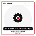 Genuine Mobis RAIL ASSY GUARD DECK SIDE 617256B150 - Korean auto parts from D&U Korea